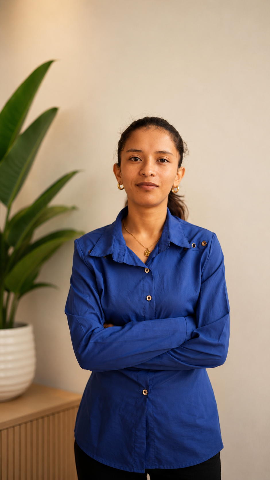 Portrait of studio manager Iba
