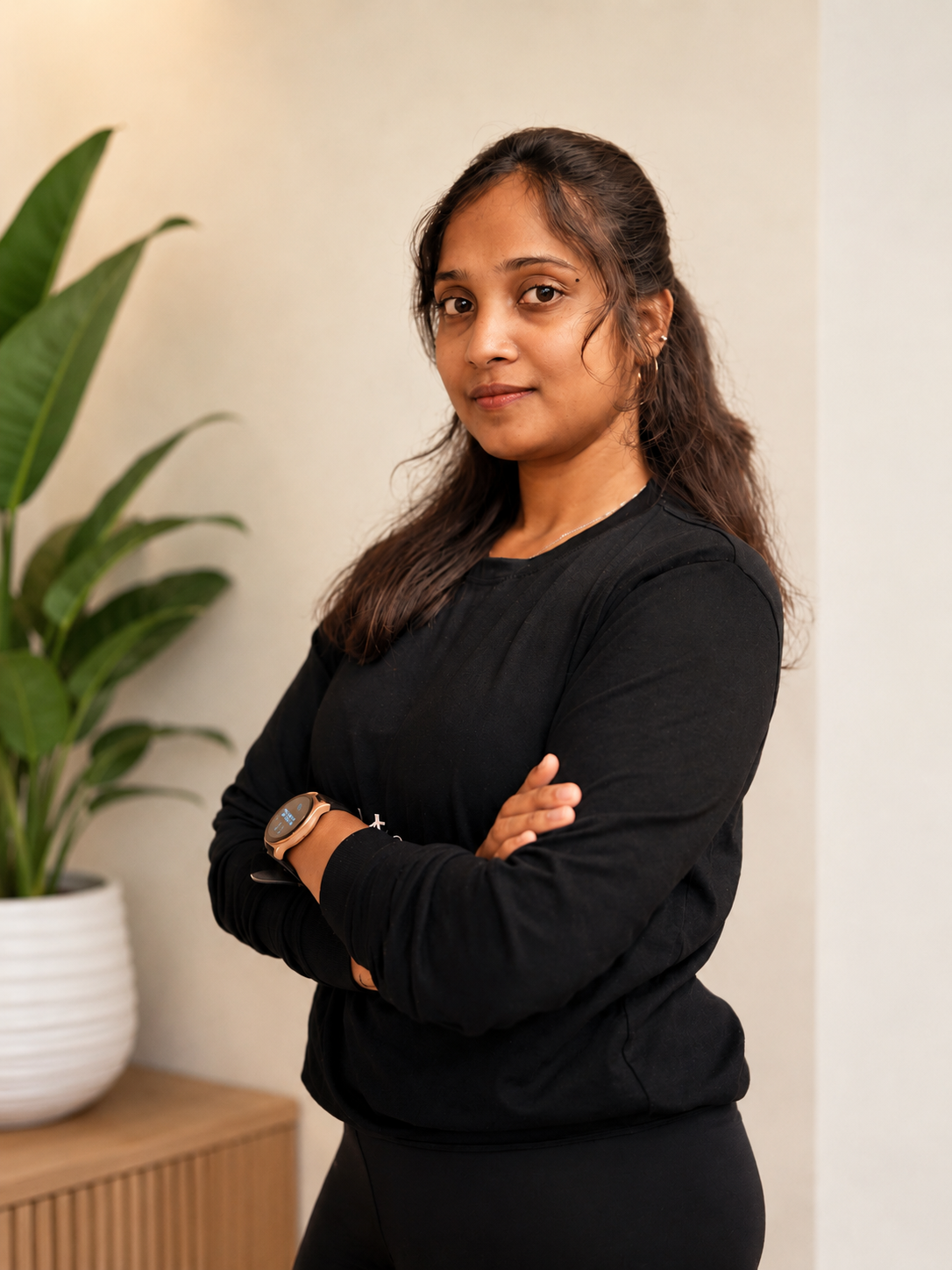 Portrait of trainer Srinidhi