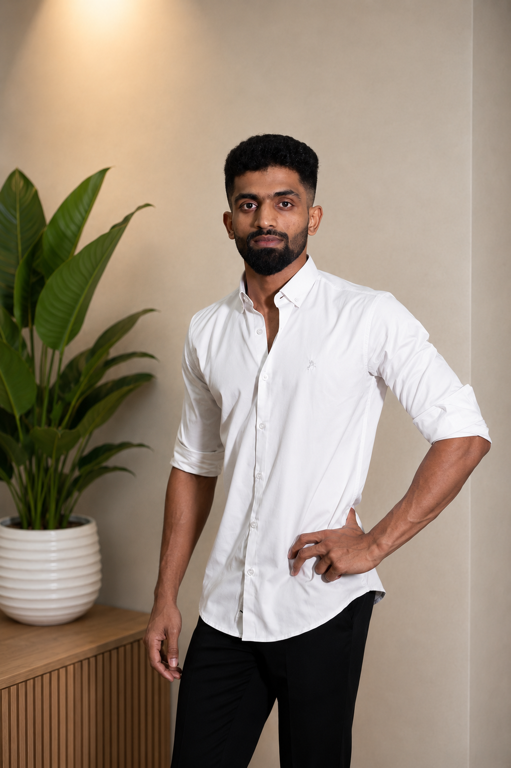 Portrait of trainer Vinayak Naik