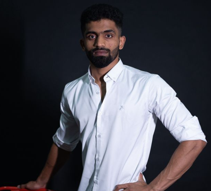 Portrait of trainer Vinayak Naik